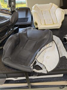 Autostoel reparatie stap 2